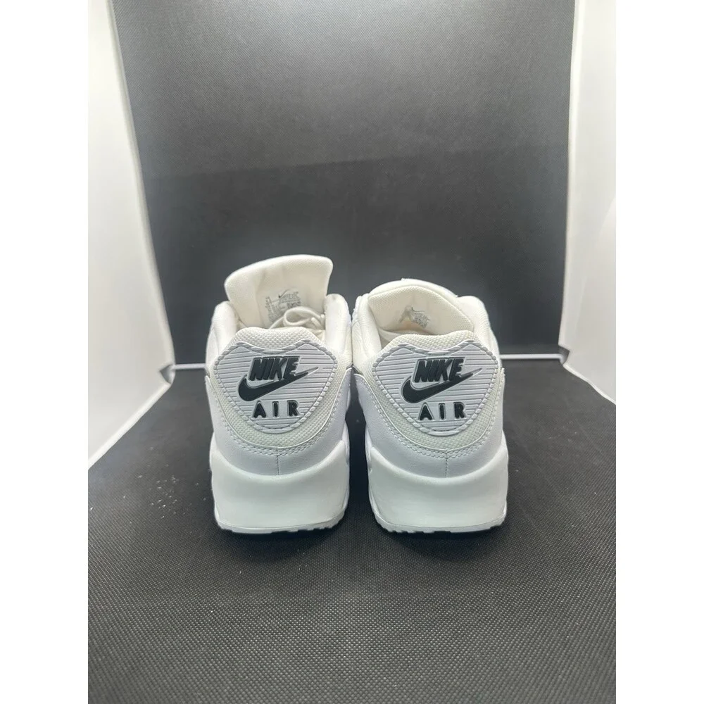 Nike Air Max 90 DH8010-101 Sneakers Women's 9.5 White Black Athletic Shoes UZI19 - Picture 7 of 8